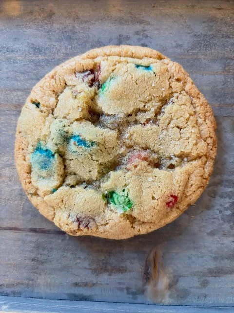 Etta’s colorful M&M cookie